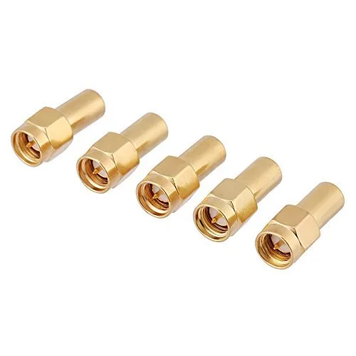 Vista 2 de Hilitand Terminadores coaxiales SMA conector macho RF coaxial emparejado terminador carga de terminación 50 ohmios 2W SMA Terminator