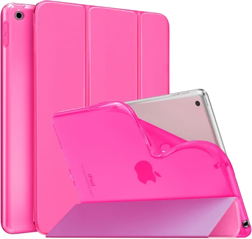 Vista 33 de MoKo Funda compatible con iPad de 9ª/8ª/7ª generación de 10.2 pulgadas (2021/2020/2019), delgada y ligera funda inteligente con protector trasero