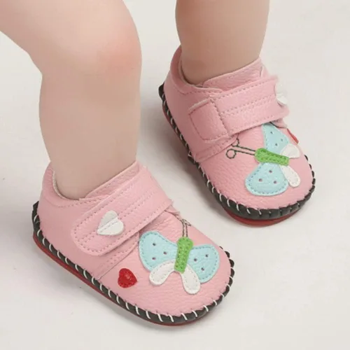 Vista 7 de HsdsBebe Zapatos deportivos de piel sintética para bebés, niños y niñas, con suela de goma, primeros pasos, zapatillas de cuna