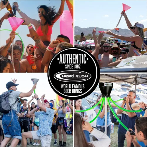 Vista 4 de Head Rush Flamingo Bird Bong - Embudo de cerveza de forma única, embudo de bebida multiusos, artículos esenciales de fiesta para adultos, accesorios