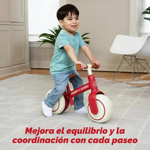 Vista 3 de Radio Flyer Bicicleta de equilibrio Steady Start, para niños de 1 a 3 años