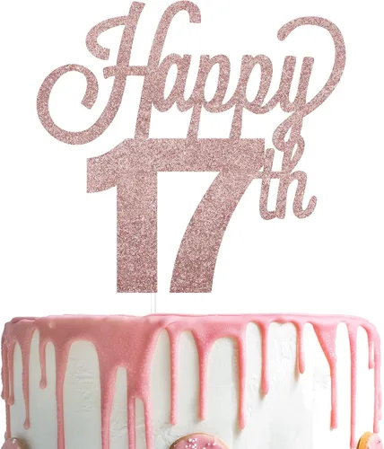 Vista 82 de LINGTEER - Decoración para pastel con texto "Happy Birthday 100", color negro