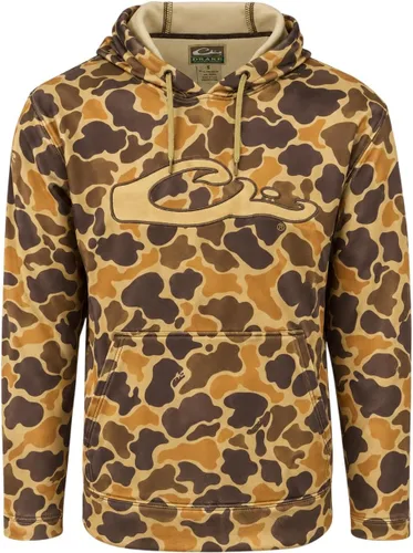 Vista 9 de Drake Waterfowl MST Performance - Sudadera con capucha de camuflaje, capucha de doble forro, mezcla de algodón/poliéster y bolsa canguro para mayor