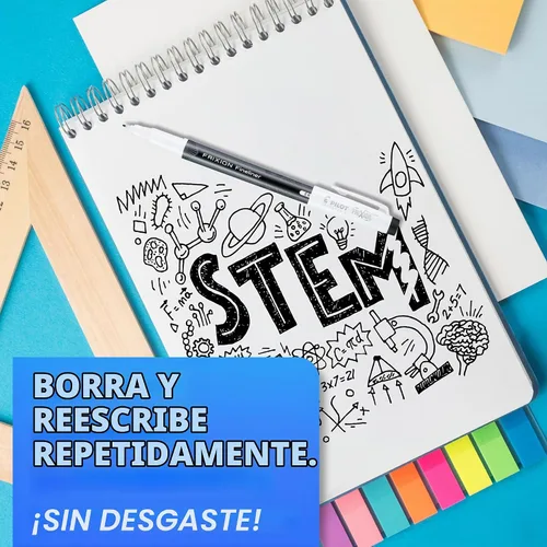 Vista 3 de PILOT FriXion Fineliner rotuladores con tinta que se puede borrar Negro