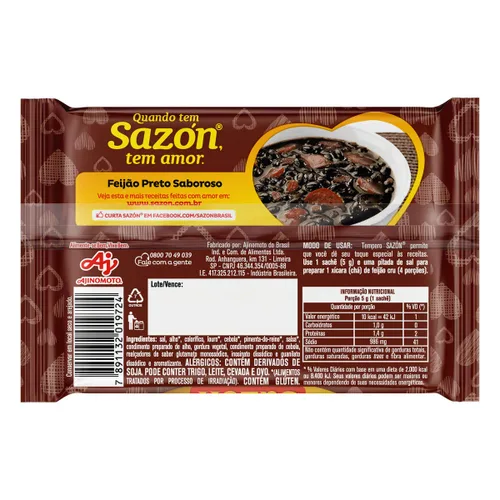 Vista 3 de Sazón Para frijoles 2.12 oz