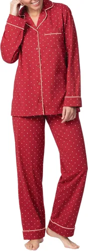 Vista 106 de PajamaGram Conjunto de pijama para mujer – Pijama para mujer, jersey novio, 100% algodón