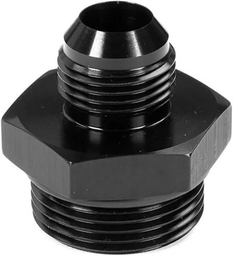 Vista 16 de Aeromotive 15608 Aluminio anodizado negro -10AN macho conector de combustible con rosca estriada