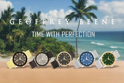 Vista 7 de Geoffrey Beene Mens Watch - Stainless Steel Mesh Band Quartz Movement Analog Watch for Men, Gift for Men, Formal or Business Casual Minimalist Wrist