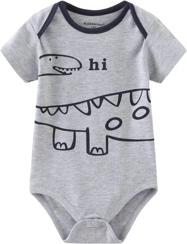 Vista 5 de Kiddiezoom Mameluco unisex de algodón de una pieza para bebé recién nacido, 5