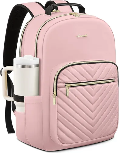 Vista 22 de LOVEVOOK Laptop Backpack for Women,Quilted Work Travel College Laptop Bag