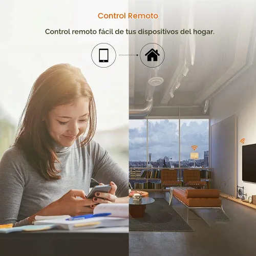 Vista 4 de TENDA SP3 (2 unidades) Interruptor de salida WiFi de enchufe inteligente, compatible con Alexa y Google Assistant para control de voz, temporizador