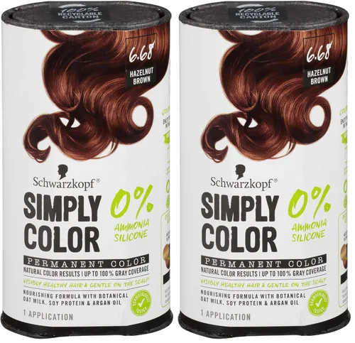 Vista 16 de Schwarzkopf Simply Color - Tinte permanente para el cabello, chocolate oscuro 3.65, de larga duración con ingredientes nutritivos, sin amoníaco ni