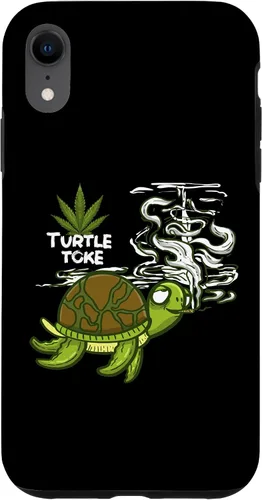 Vista 8 de iPhone 15 Fumar High Turtle Funny Weed 420 Marihuana Joint Stoner Case