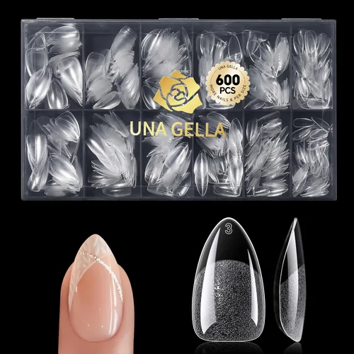 Vista 19 de UNA GELLA Pegamento de uñas de gel 6 en 1 para puntas de uñas transparentes