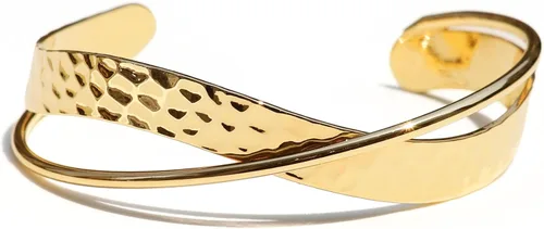 Vista 55 de OZEL - Pulseras para mujer, chapados en oro real de 18 quilates, pulseras de oro de cristal colorido para regalos