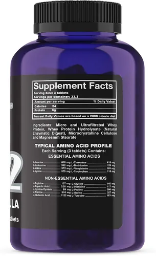 Vista 2 de Ultimate Nutrition Amino 2002 - Super Whey Formula 100 tabs