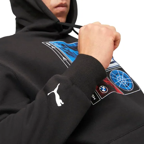 Vista 6 de PUMA Sudadera con capucha para hombre BMW M Motorsport Graphic