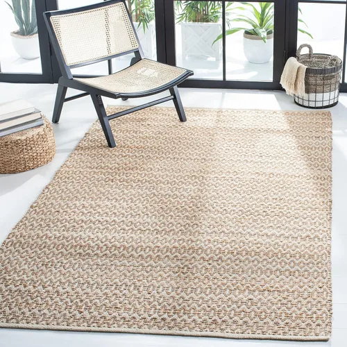 Vista 13 de SAFAVIEH Natural Fiber Collection Runner - 2'3" x 7', Natural & Black, Handmade Hemp, Ideal for The Living Room, Dining, Bedroom (NFB701Z)