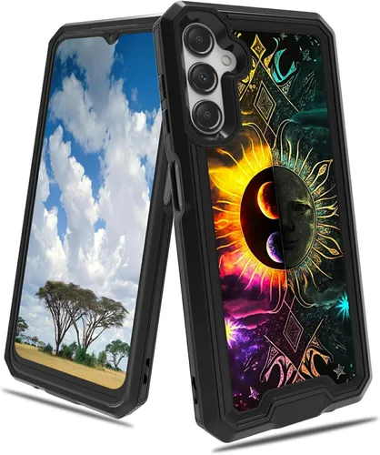 Vista 70 de Funda para Samsung S23 FE Funda Galaxy S23 FE 2 en 1 PC duro de doble capa TPU suave a prueba de golpes Cubierta protectora de teléfono para Samsung