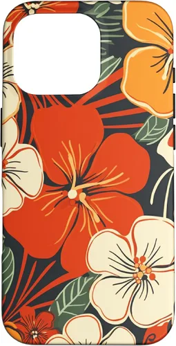 Vista 20 de Puakenikeni Flower Watercolor Floral Pattern Case for iPhone 17