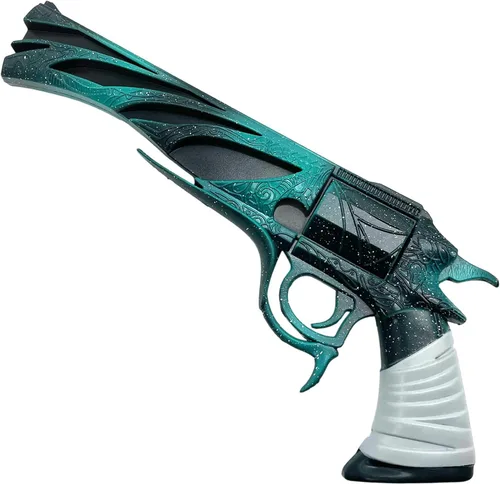 Vista 9 de otaku gear Réplica de pistola decorativa de espuma, accesorio de disfraz para cosplay, juegos de rol y exhibición para adultos, Dorado