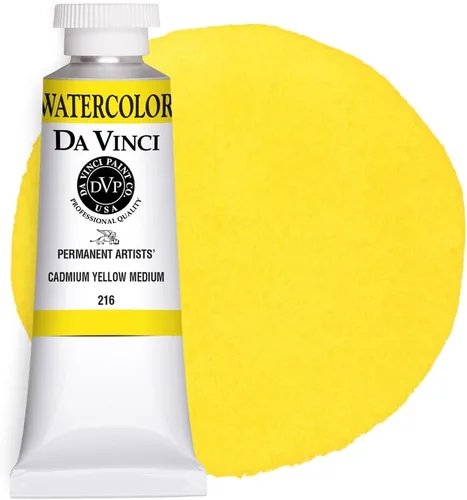 Vista 132 de DA VINCI PAINTS Pintura Acuarela Profesional para Artistas, Azul Cobalto, 15mL