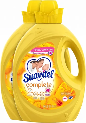 Vista 12 de Suavitel Suavizante líquido completo, aroma de flores de campo, 100 onzas