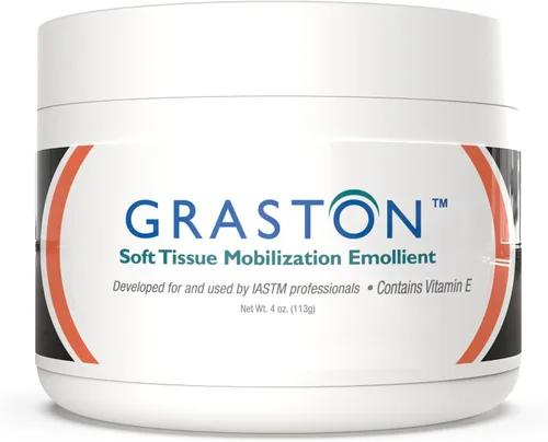 Vista 9 de Graston Technique Emoliente enriquecido con vitamina E - Tarro de 4 onzas, ideal para loción IASTM y crema de terapia de masaje, crema perfecta