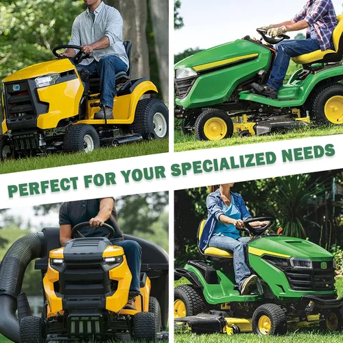 Vista 6 de CheeMuii Paquete de 2 husillos para cortacésped John Deere L100 L107 L108 L110 L111 L118 L120 L130 155C 190C Reemplazar GY20050 GY20785 GX20250 42