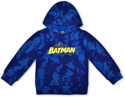 Vista 2 de Warner Bros. Batman Hoodie and Jogger Set for Toddler and Little Kids BlueGrey