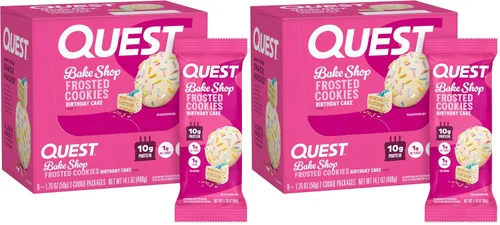 Vista 10 de Quest Nutrition Galletas esmeriladas de pastel de cumpleaños, 8