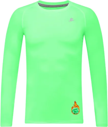 Vista 7 de DEVOROPA Youth Boys Compression Thermal Shirt Long Sleeve Kids Fleece Baselayer Soccer Baseball Undershirt Slim/Regular/Husky Cuello redondo-negro