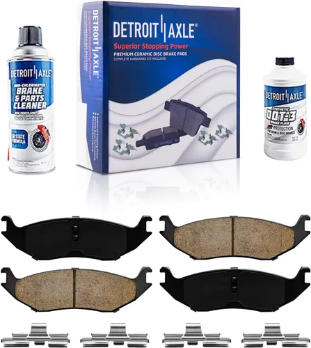 Vista 110 de Detroit Axle - Pastillas de freno para Avalanche Express Suburban Savana Yukon XL 1500 Chevy Tahoe GMC Cadillac Escalade, Pastillas de freno