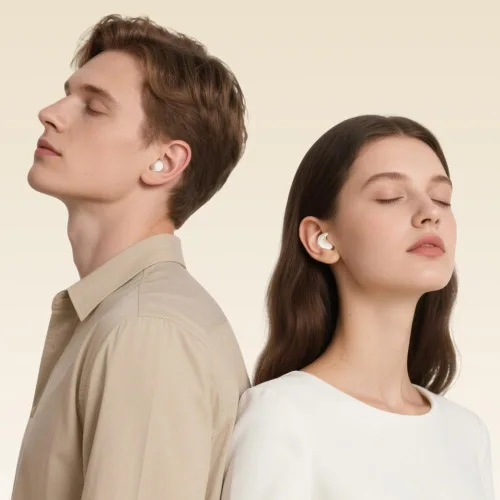 Vista 8 de Paquete de 2 auriculares Bluetooth ultra mini 2026, impermeables, invisibles, inalámbricos, Bluetooth 5.4, 2 pares de mini auriculares