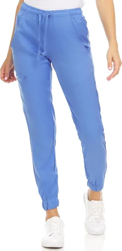 Vista 6 de MediChic Conjunto de 8 bolsillos para ropa quirúrgica, antiarrugas, médica, elástico, con cuello en V