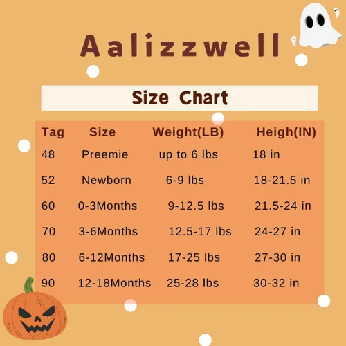 Vista 6 de Aalizzwell Conjunto de mameluco acanalado para bebé recién nacido prematuro para otoño e invierno