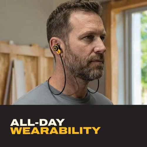 Vista 5 de DEWALT Cordón antipérdida para auriculares TWS y TWS ANC – Cable de seguridad duradero para un ajuste seguro y fácil acceso, correa de cuello