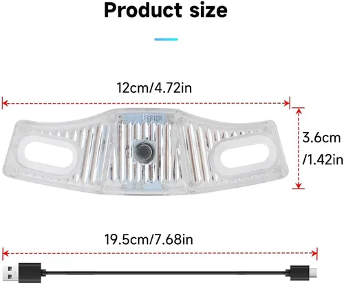 Vista 7 de Luces LED recargables para rueda de bicicleta, paquete de 2, impermeables, fáciles de instalar, luces LED de radios de rueda de bicicletas, sensor
