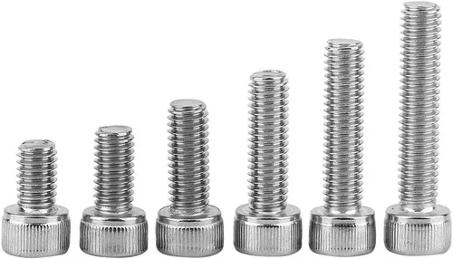 Vista 9 de 120 piezas de tornillos de cabeza hexagonal de acero inoxidable M6, tornillos, tuercas y arandelas, kit surtido utilizado en el hogar y la oficina