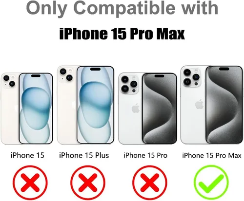 Vista 6 de OOK Funda magnética para iPhone 15 Pro Max [compatible con Magsafe] Protección completa de la cámara, borde chapado en oro, TPU suave, antiarañazos
