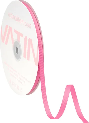 Vista 121 de VATIN Cinta de Grogrén Negra, 1-1/2" x 50 Yardas Continuas, Cinta de Grogrén de Poliéster Negra, Usar para Lazos de Bricolaje, Accesorios