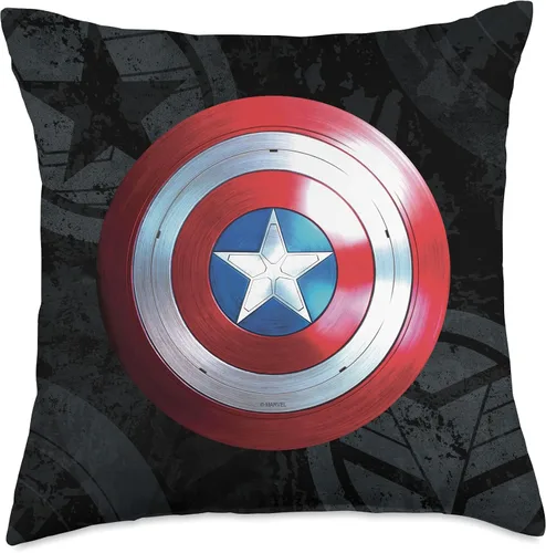 Vista 5 de Marvel The Falcon and The Winter Soldier Captain America - Cojín (16.0 x 16.0 in), multicolor