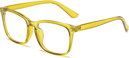 Vista 9 de EYLRIM Gafas de lente transparente con marco cuadrado sin receta