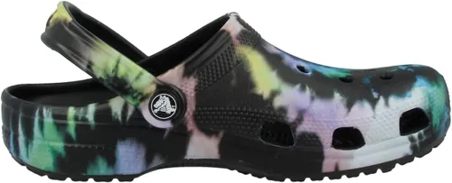Vista 3 de Crocs - Zuecos clásicos de teñido anudado unisex para adultos