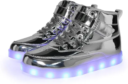 Vista 6 de Voovix Zapatos unisex con luz LED para mujeres y hombres