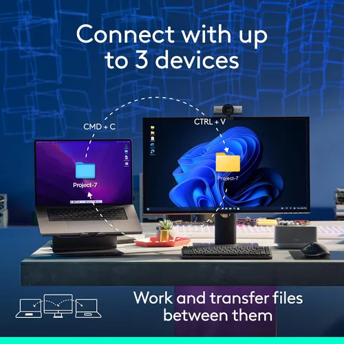 Vista 9 de Logitech MX Master 3S Ratón inalámbrico Bluetooth sin receptor, grafito
