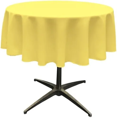 Vista 4 de by ADD&Ship - Mantel redondo de poliéster de 30 pulgadas (verde manzana)