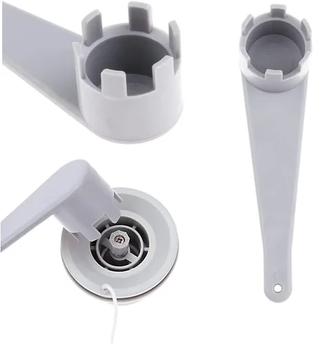 Vista 3 de Halkey Roberts - Llave de válvula de 6 secciones, llave de válvula de aire, llave de 6 ranuras, válvula de 6 orificios para barco inflable, balsa