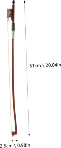 Vista 2 de Accesorio de instrumento musical de violín de sándalo rojo para principiantes y jóvenes jugadores, regalo para amantes de la música