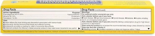 Vista 9 de Ungüento para aliviar el dolor hemorroidal, 2 onzas (1.98 oz) por tubo, tratamiento de hemorroides para picazón de acción rápida, hinchazón y alivio